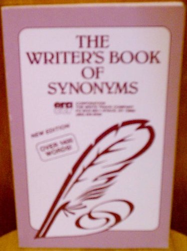 Writers Book of Synonyms