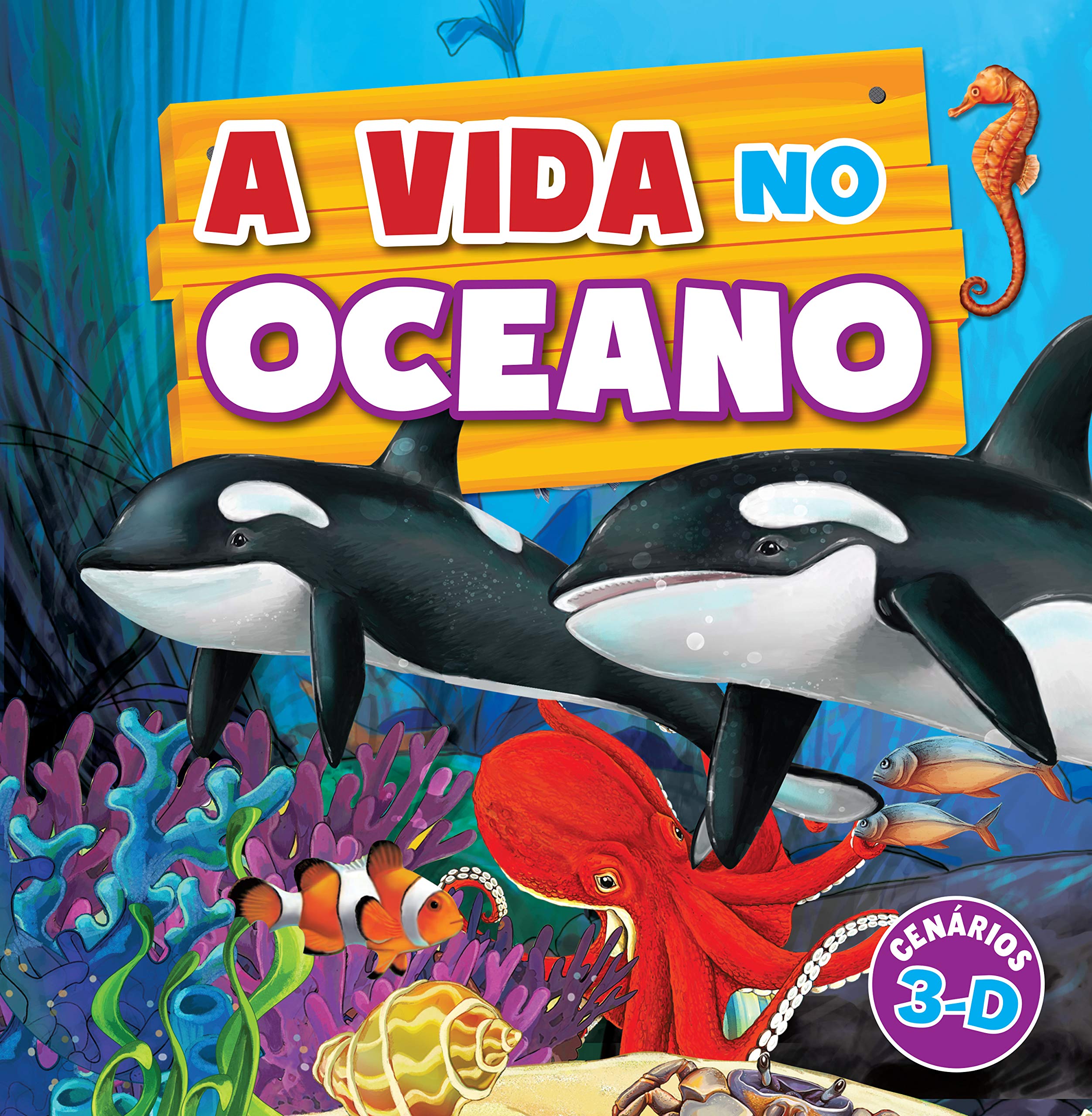 Animais do Oceano - Livro Pop-up 3d