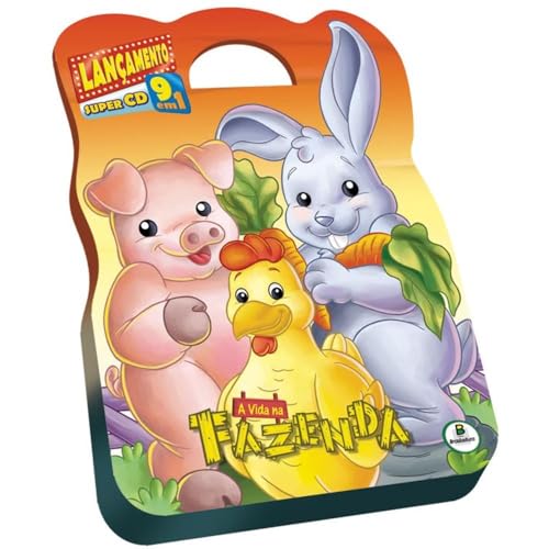 A VIDA NA FAZENDA KIT + 8 LIVROS + CD 5 EM 1