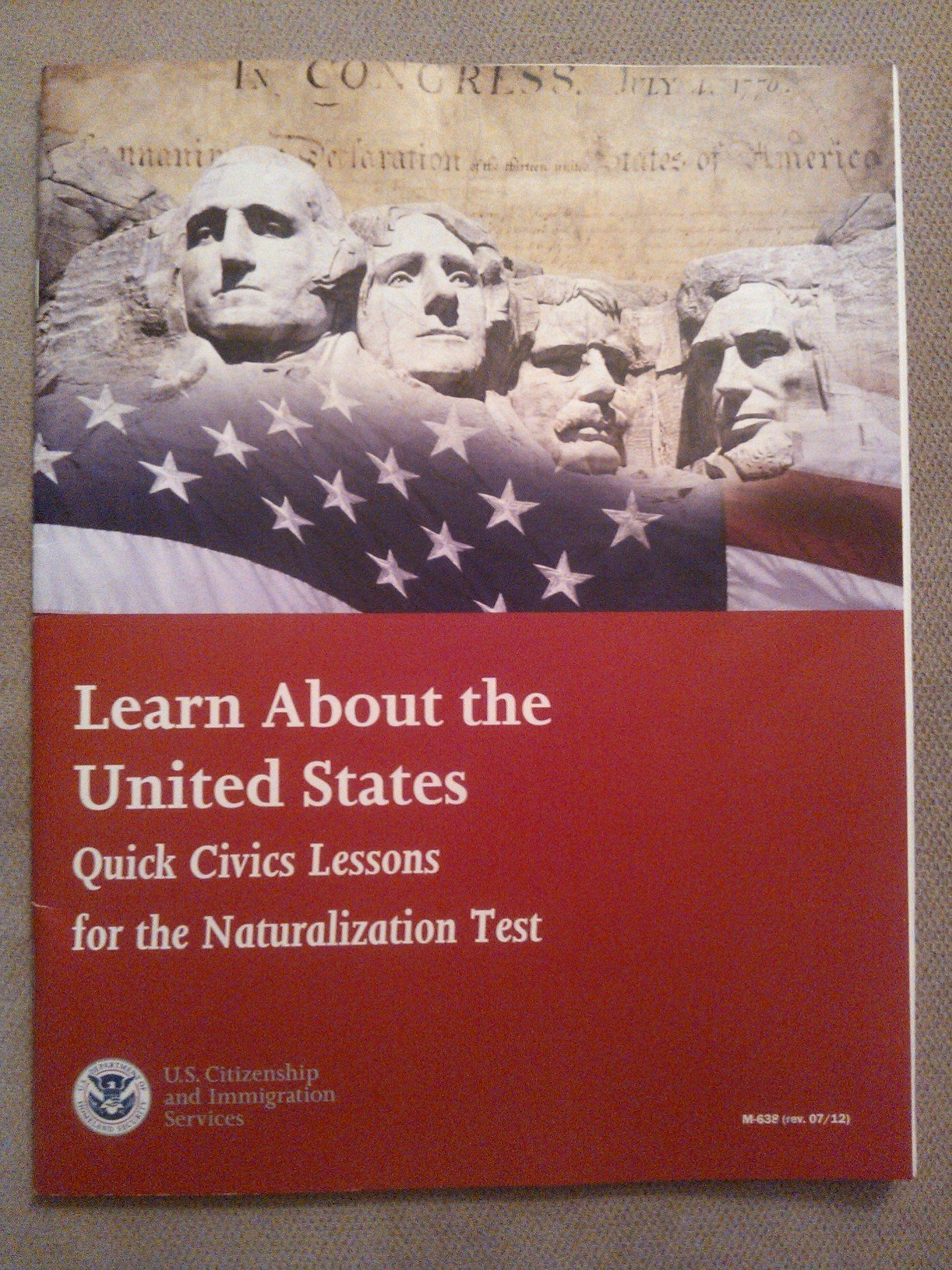 Learn about the United States W/Audio CD: Quick Civics Lessons for the Naturalization Test