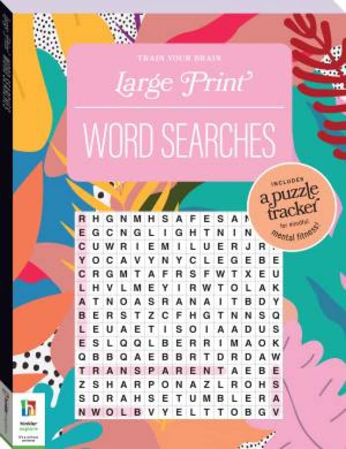 Large Print Puzzles Series 3: Word Searches