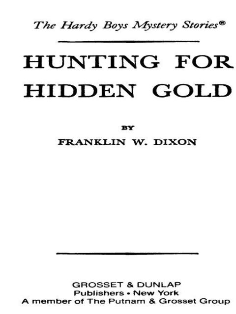 Hardy Boys 05: Hunting for Hidden Gold (The Hardy Boys Book 5)