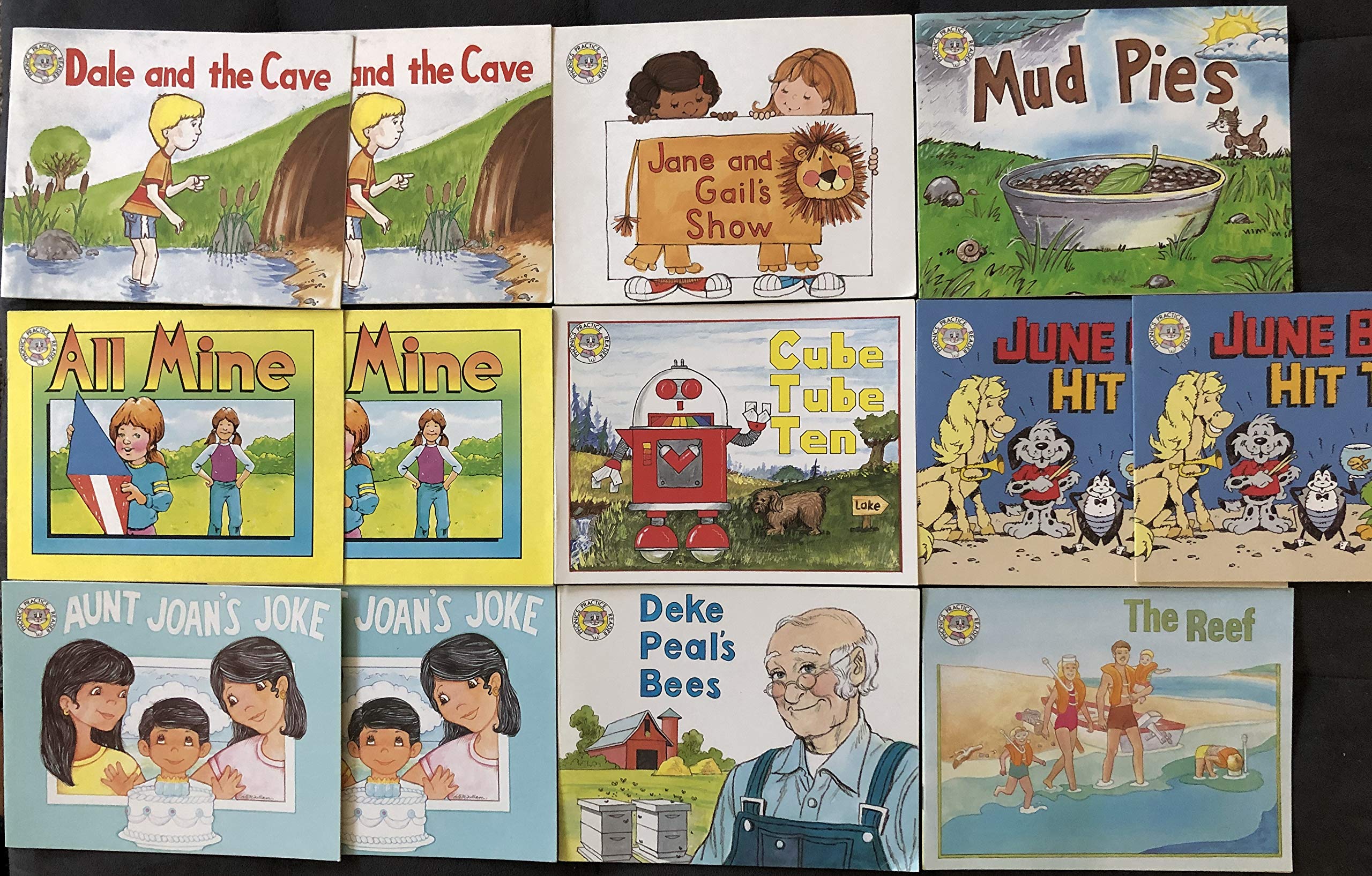 PHONICS PRACTICE READERS SERIES B SET 2, 10 READERS AND TEACHER GUIDE