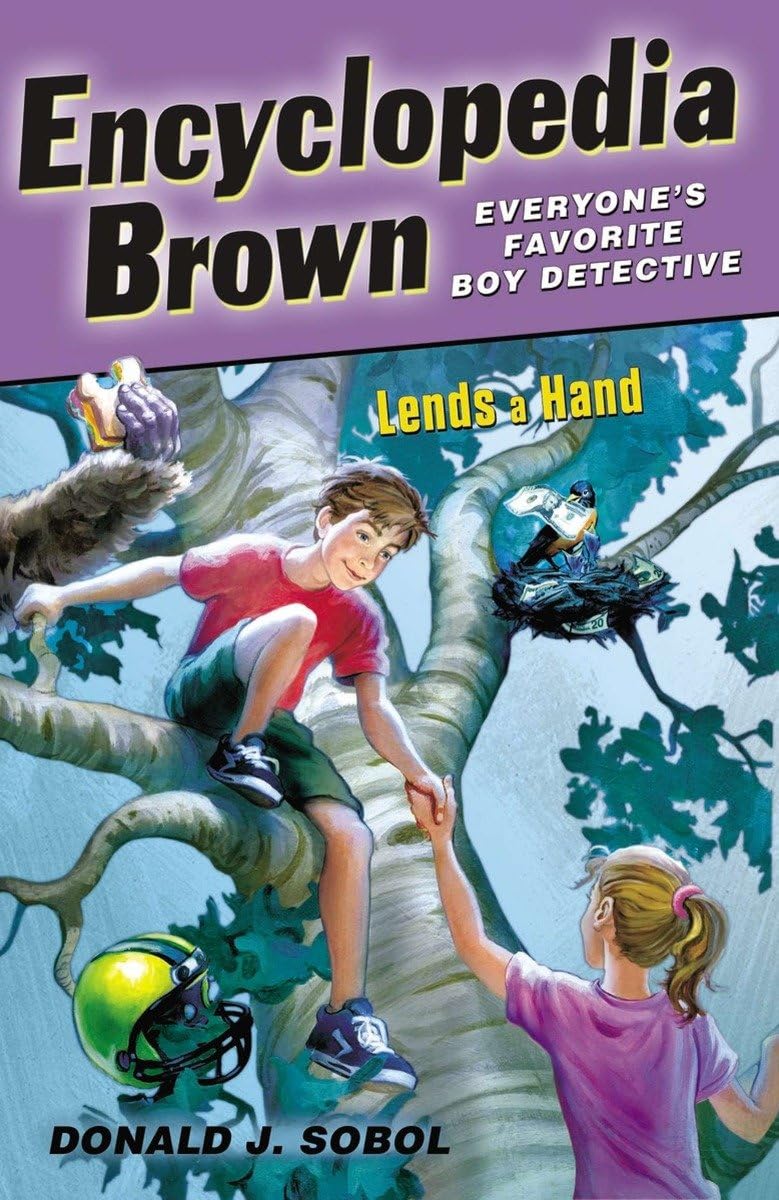 Encyclopedia Brown Lends a Hand By Sobol Donald J Shortall Leonard ILT