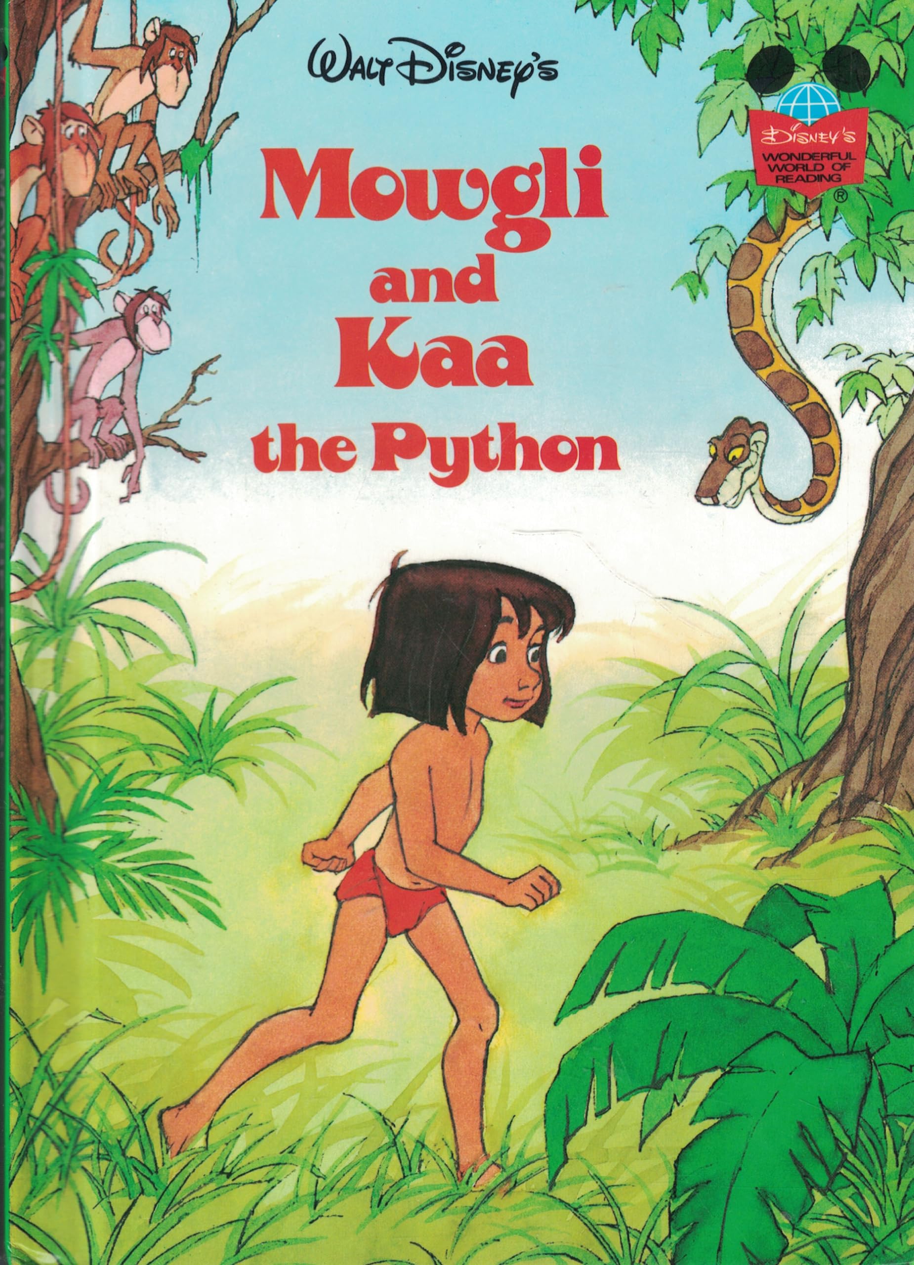 Walt Disney Productions presents Mowgli and Kaa the python (Disney's wonderful world of reading)