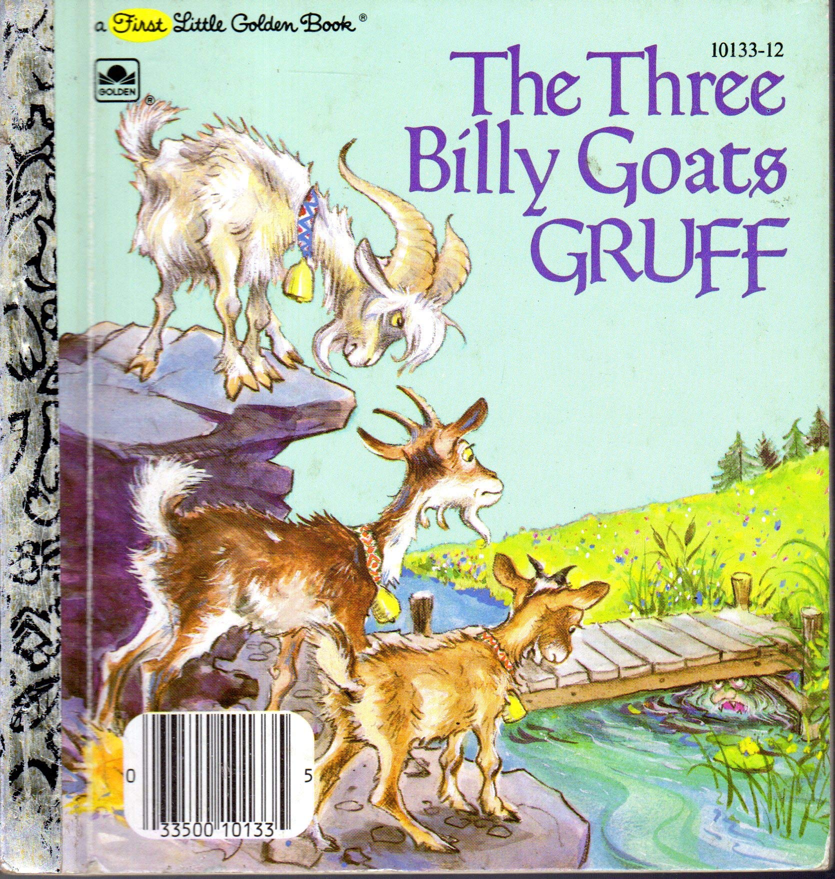 The Three Billy Goats Gruff (A First Little Golden Book) (English and Norwegian Edition)