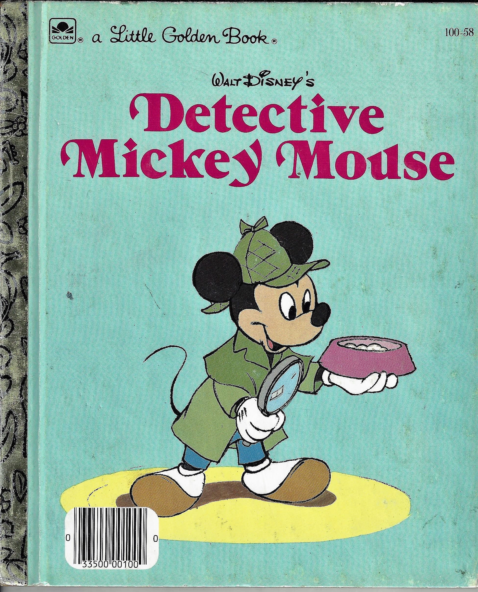 Walt Disney's Detective Mickey Mouse (A Little Golden Book)