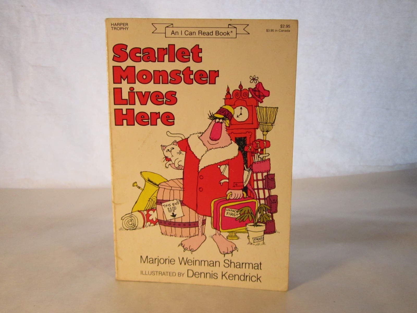 Scarlet Monster Lives Here (An I Can Read Book)