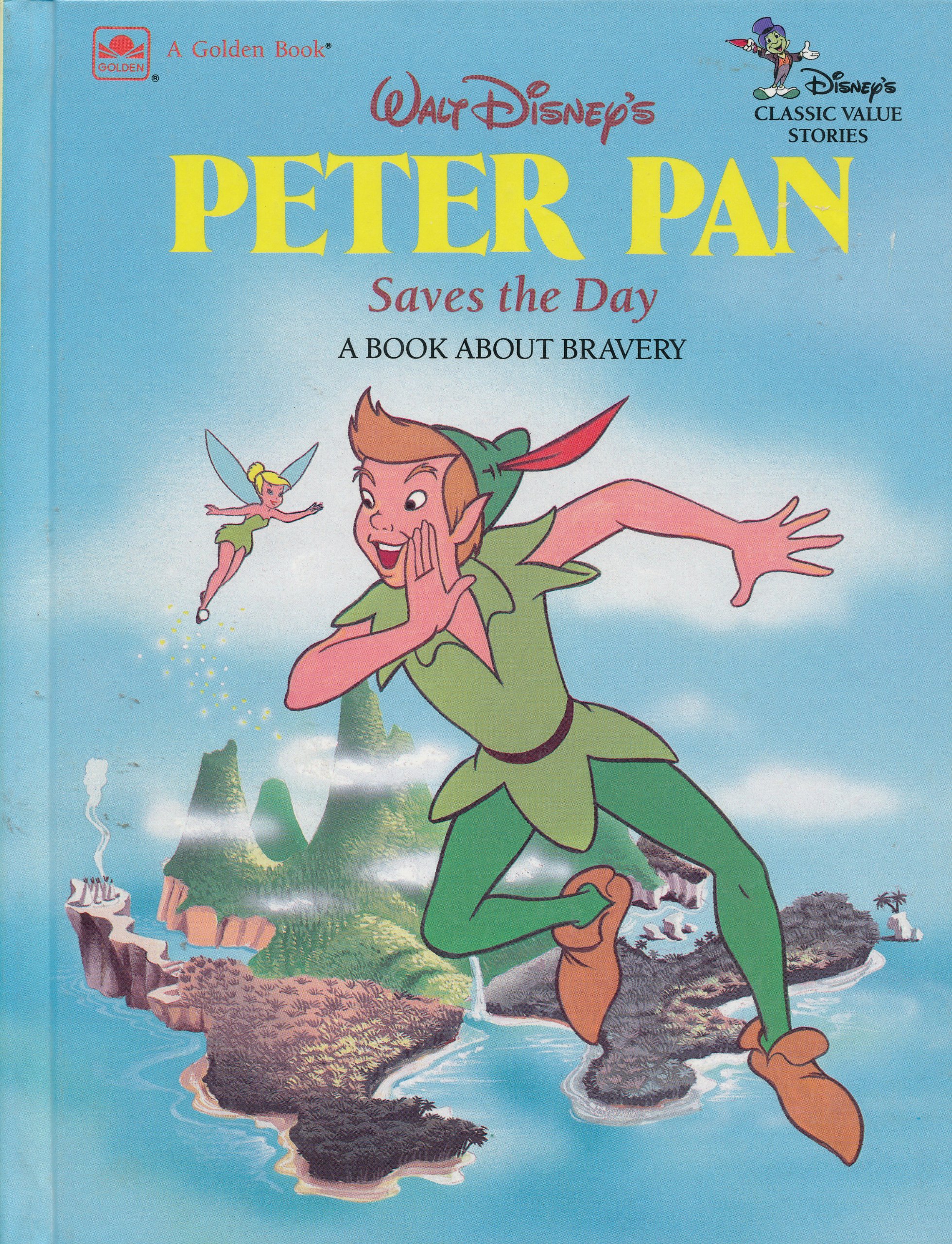 Walt Disney's Peter Pan Saves the Day: A Book about Bravery