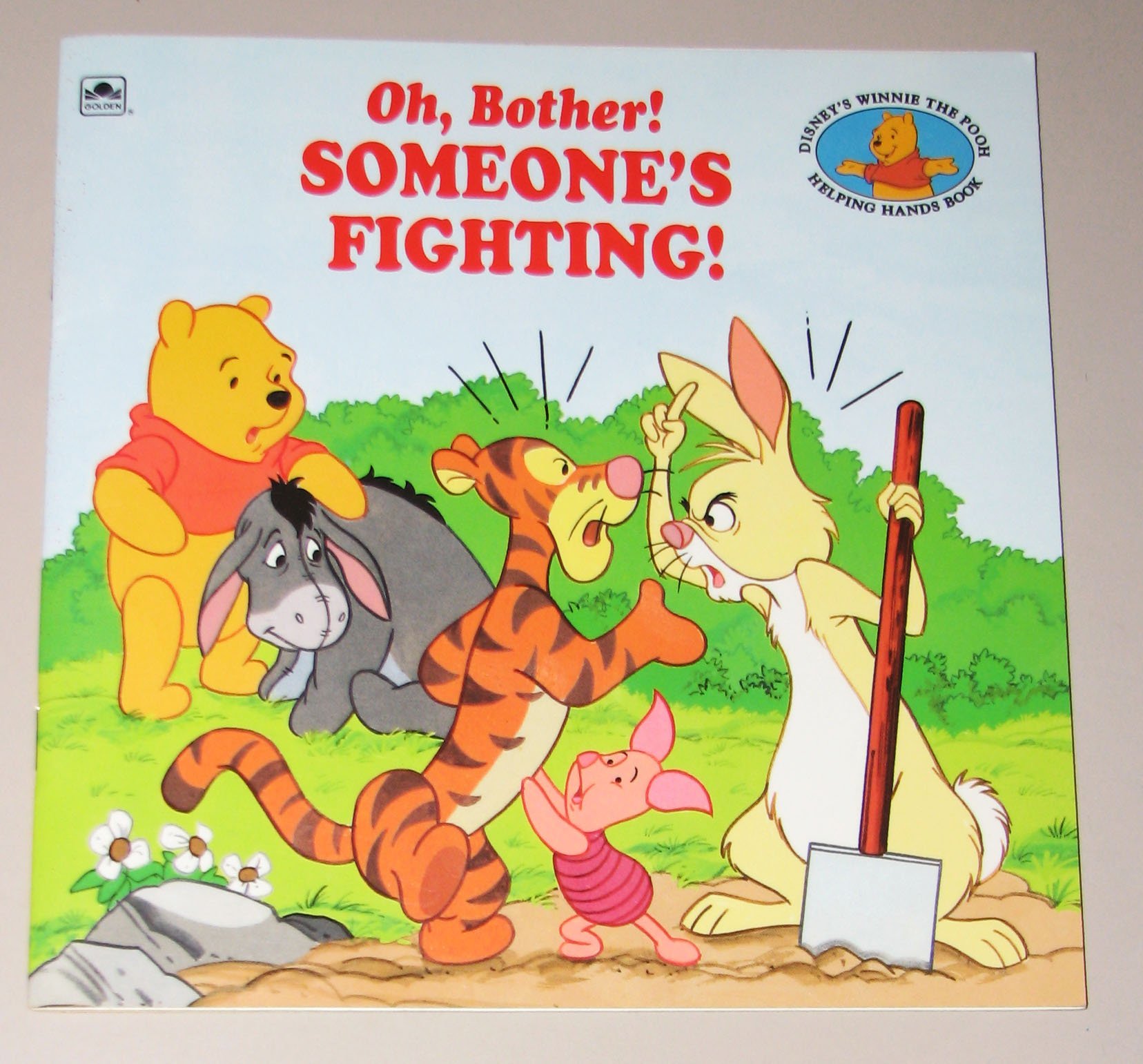 Oh, Bother! Someone's Fighting (Disney's Winnie the Helping Hands Book)