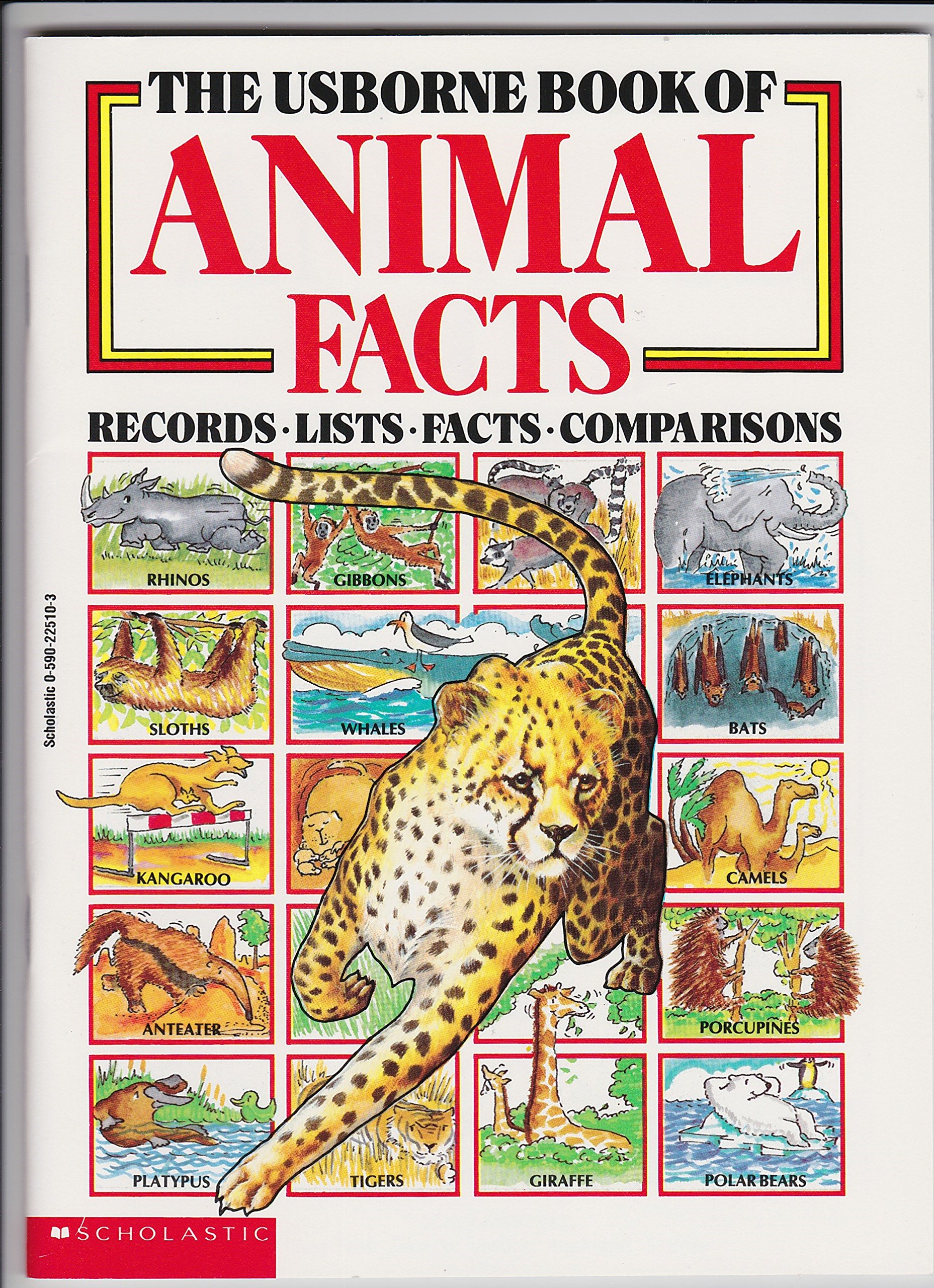 The Usborne Book of Animal Facts (Records, Lists, Facts, Comparisons)
