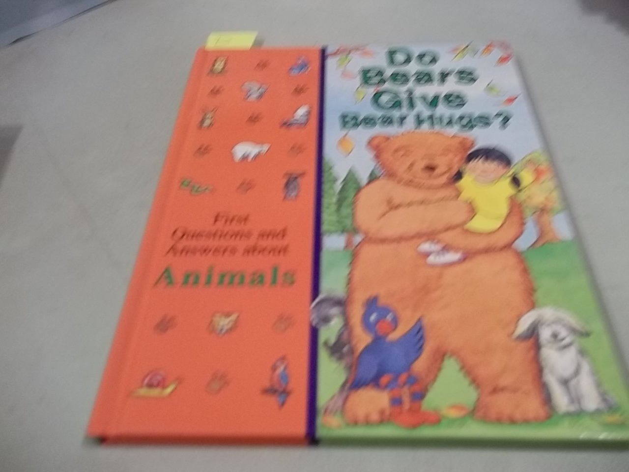 Do Bears Give Bear Hugs?: Library of First Questions and Answers About Animals (First Questions and Answers, No 6)