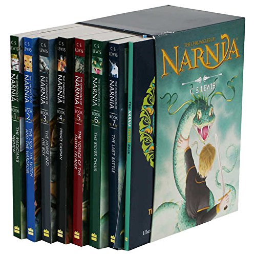 The Chronicles of Narnia 7 Book Set Plus Trivia Book