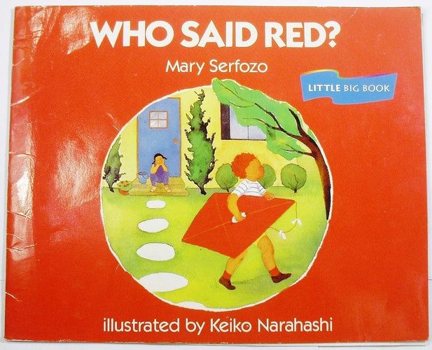 Who Said Red, Read Little Big Book Level K: Houghton Mifflin Invitations to Literature (Invitations to Lit 1996)