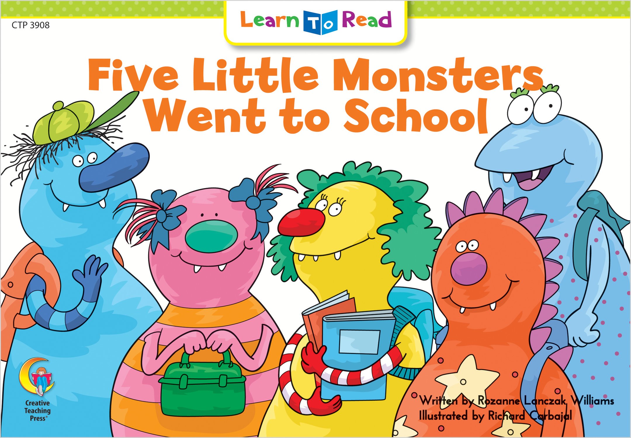 Five Little Monster Went To School (Social Studies Learn to Read)