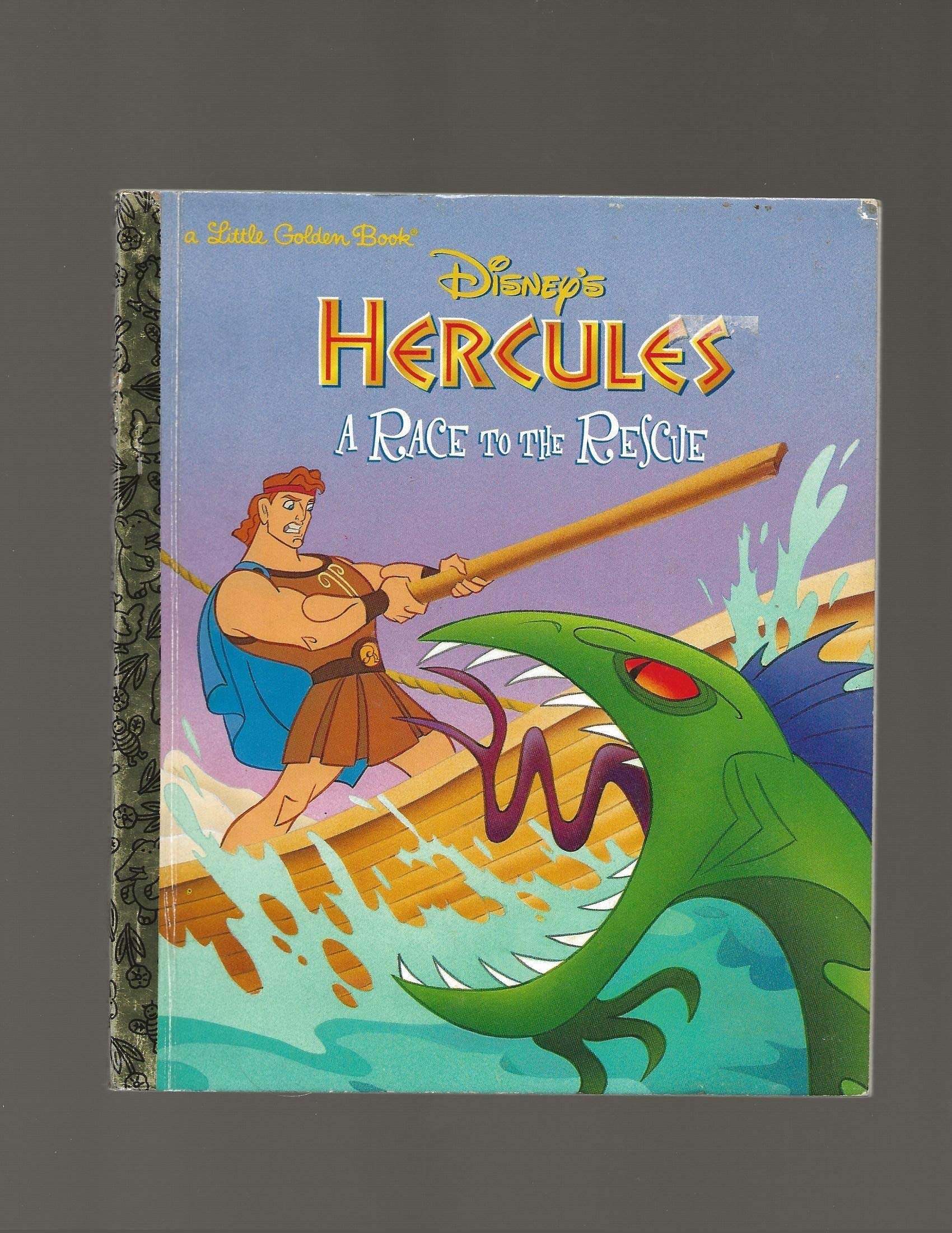 Disney's Hercules: A Race to the Rescue (Little Golden Book)