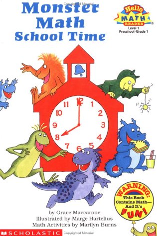 Monster Math School Time (level 1) (Hello Reader, Math)