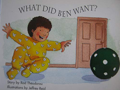Sma D What Did Ben Want? Is (Smart Starts)