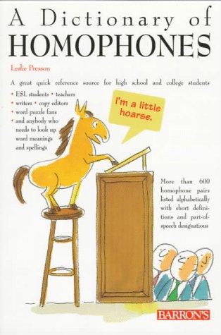 Dictionary of Homophones