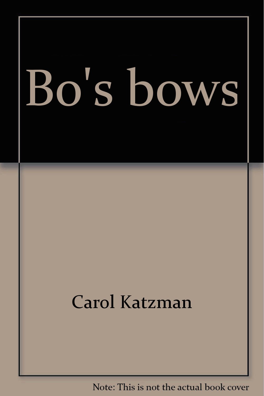 Bo's bows (Scholastic phonics readers)