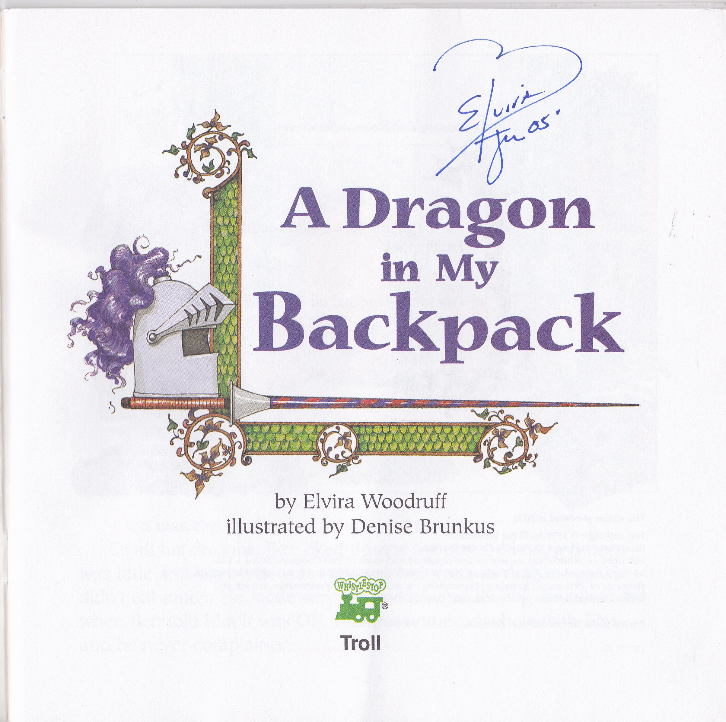 Dragon In My Backpack (Trade)