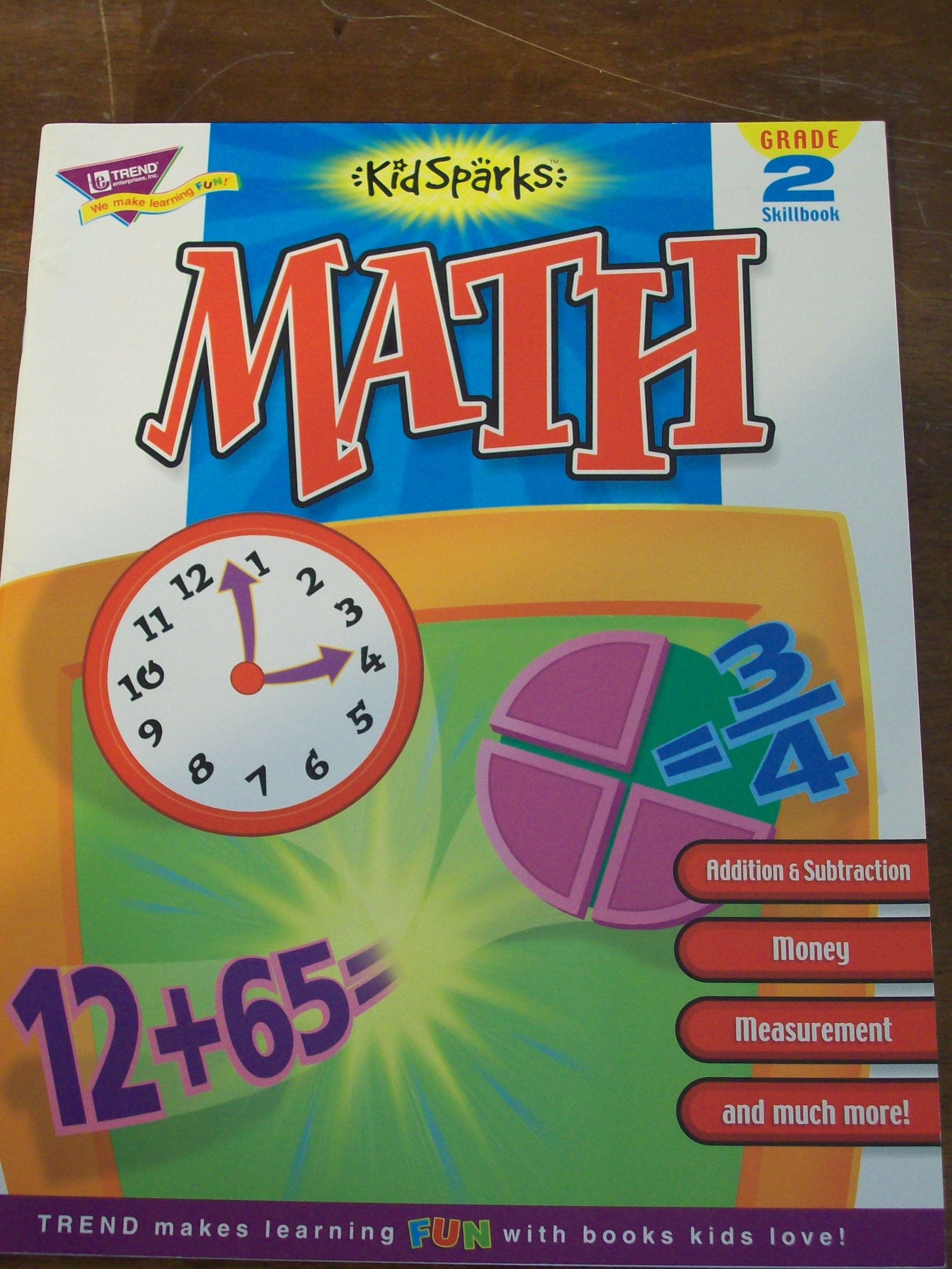 Kid Sparks Math (Grade 2 Skill Book)