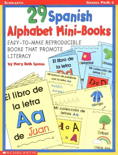 29 Spanish Alphabet Mini-books (Spanish Edition)