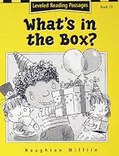 Houghton Mifflin Reading: The Nation's Choice: What'S In The.. Lv Lv 2