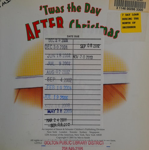 'Twas the Day After Christmas A Lift-the-Flap Story