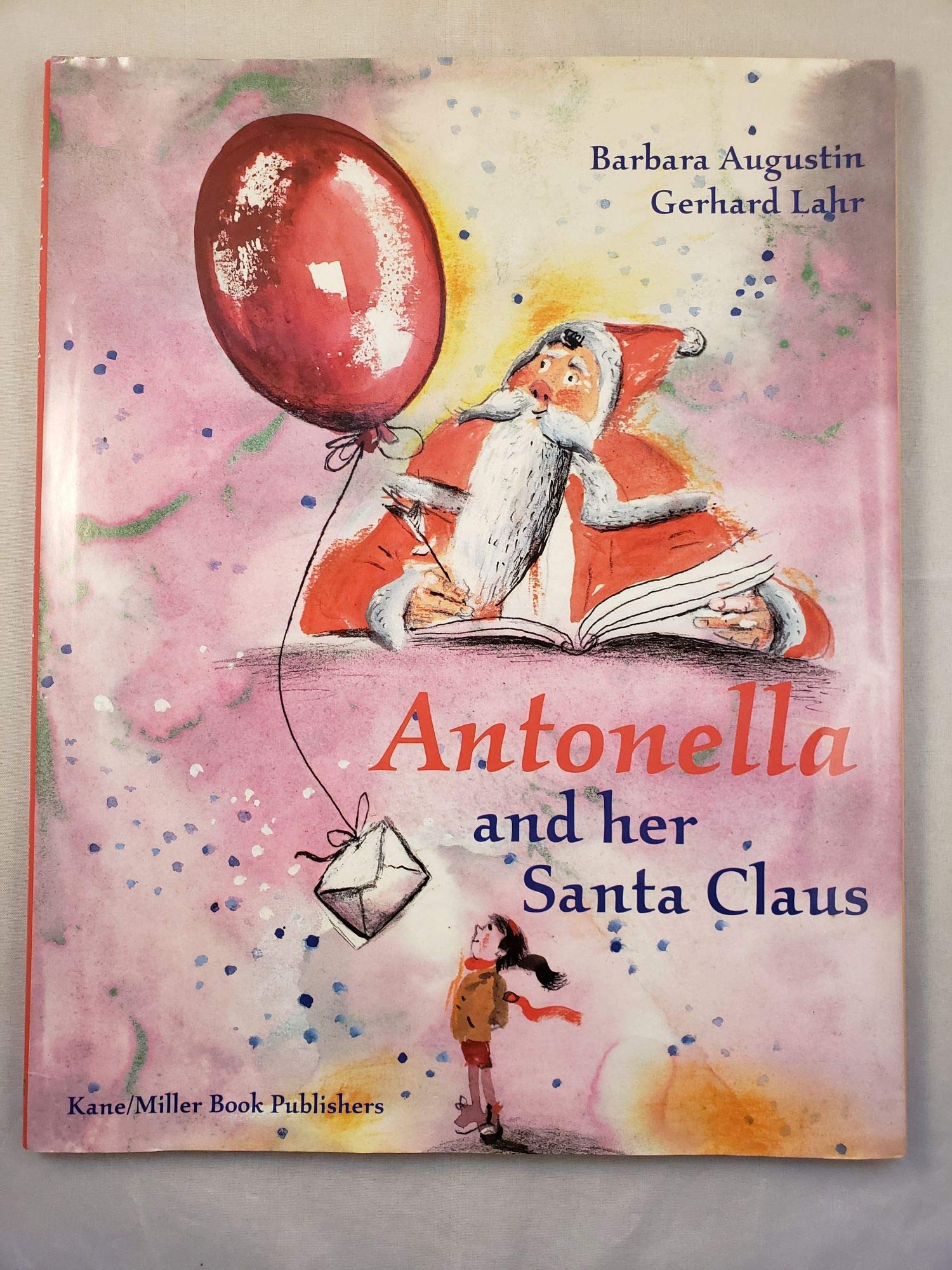 Antonella and Her Santa Claus