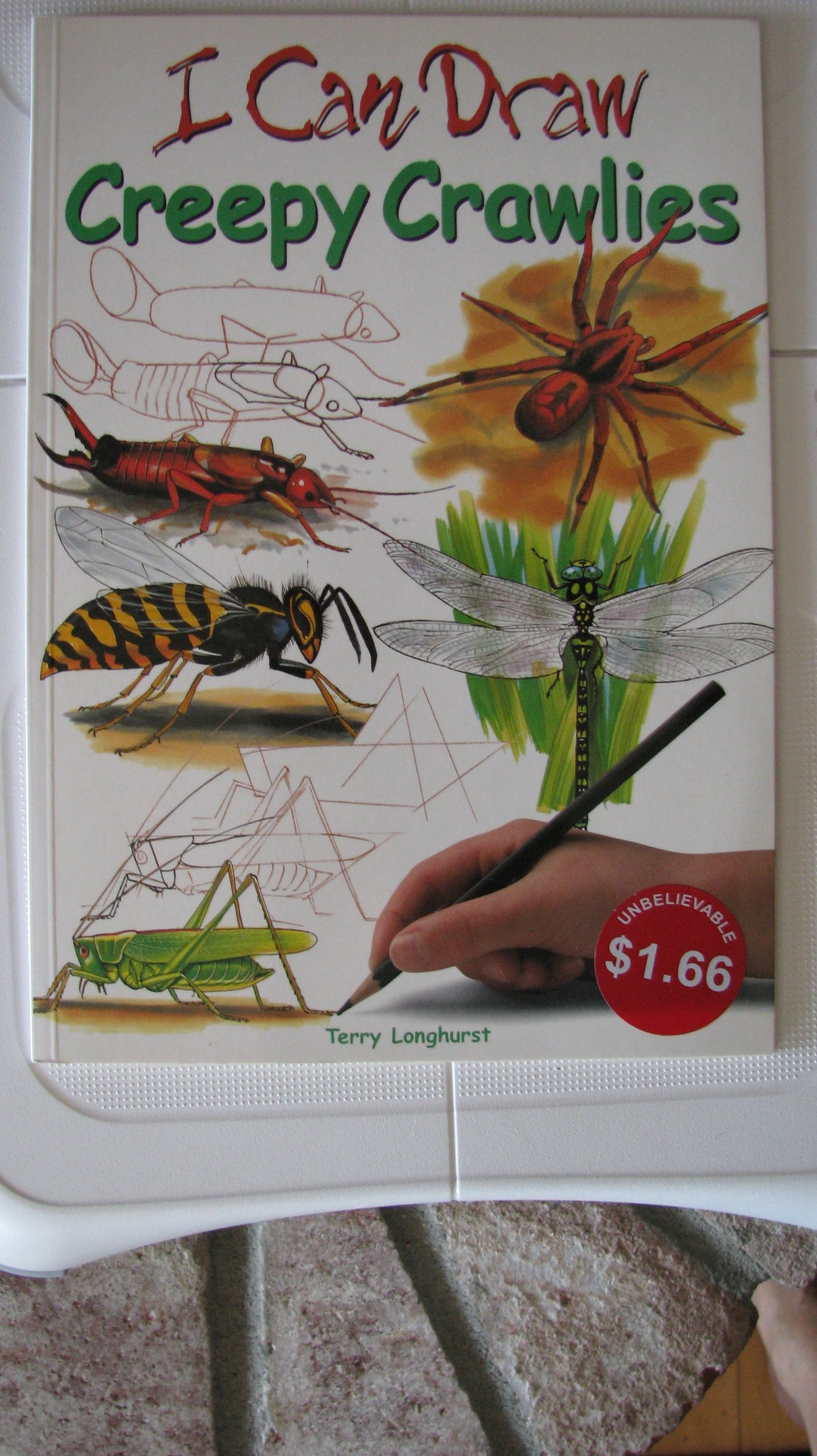 Creepy Crawlies; Dinosaurs; Sharks, Whales and Dolphins; On the Farm; Wild Animals and Cars and Trucks. Six books in all. (I Can Draw)