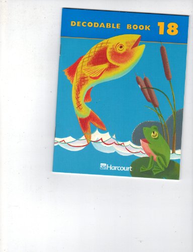 Harcourt School Publishers Trophies: Decodable Book Bk18 Gr1