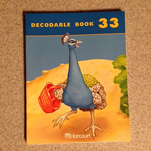 Harcourt School Publishers Trophies: Decodable Book Bk33 Gr1