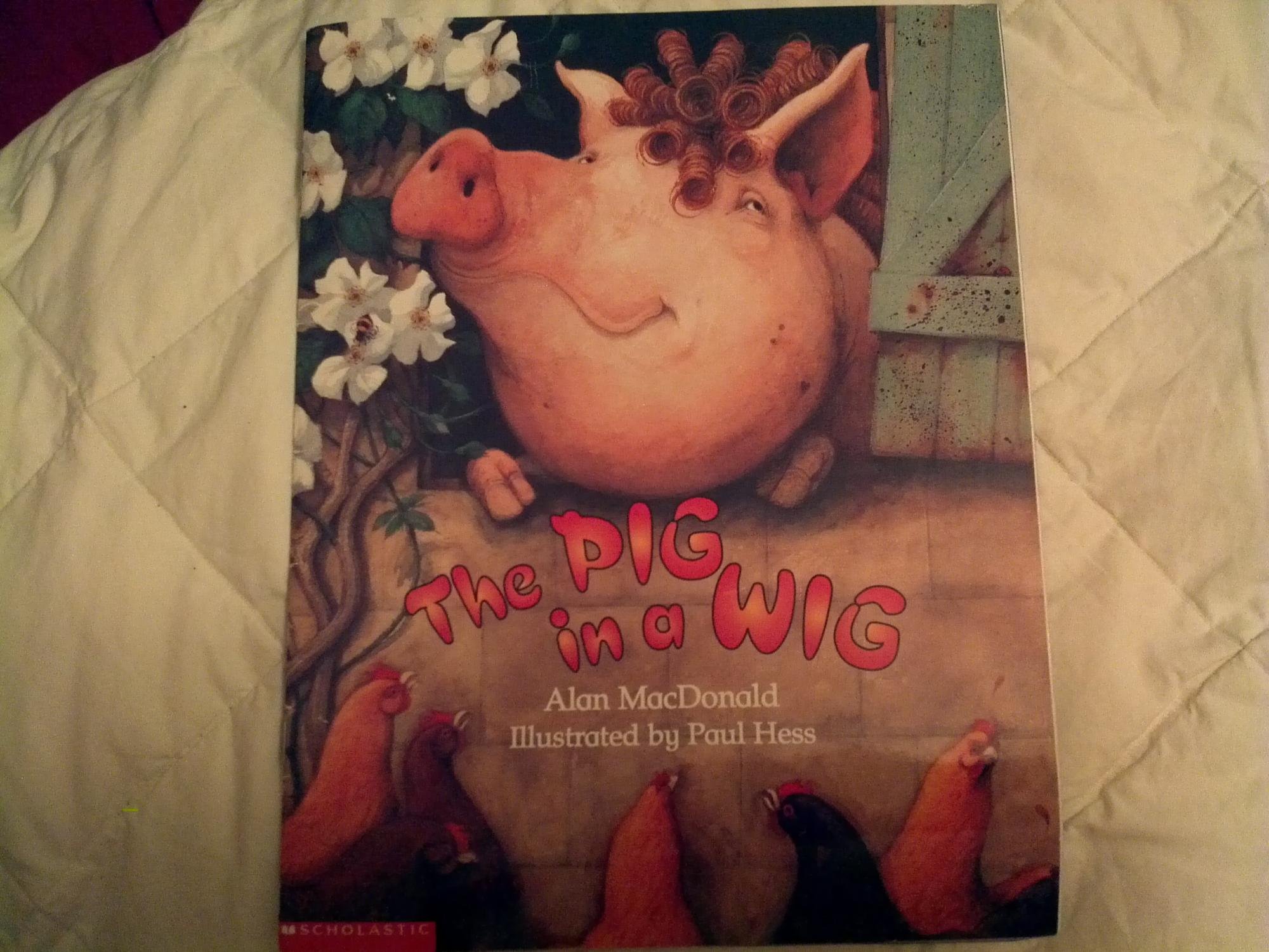 The pig in a wig