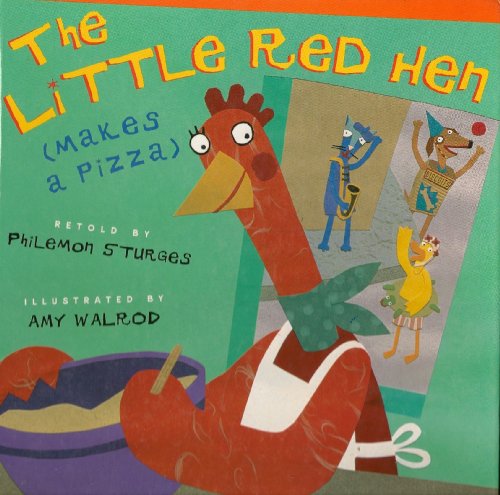 The Little Red Hen makes a pizza