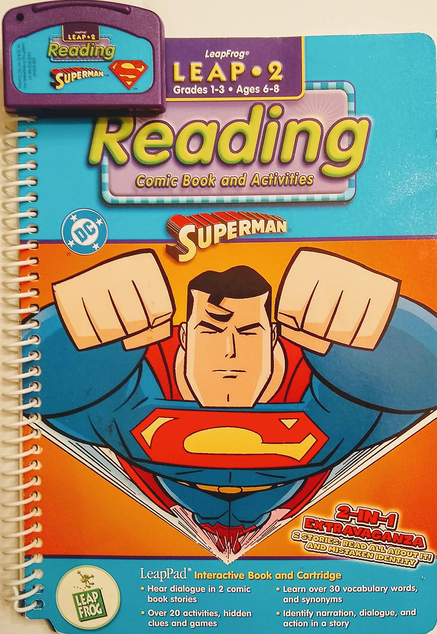 Superman; Leapfrog 2, Interactive Book and Cartridge (Reading, Leap Frog 2)