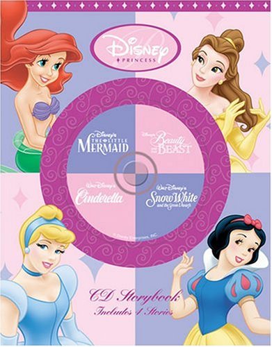 Disney Princess CD Storybook: Disney Princess CD Storybook Beauty And The Beast, The Little Mermaid, Cinderella, Snow White