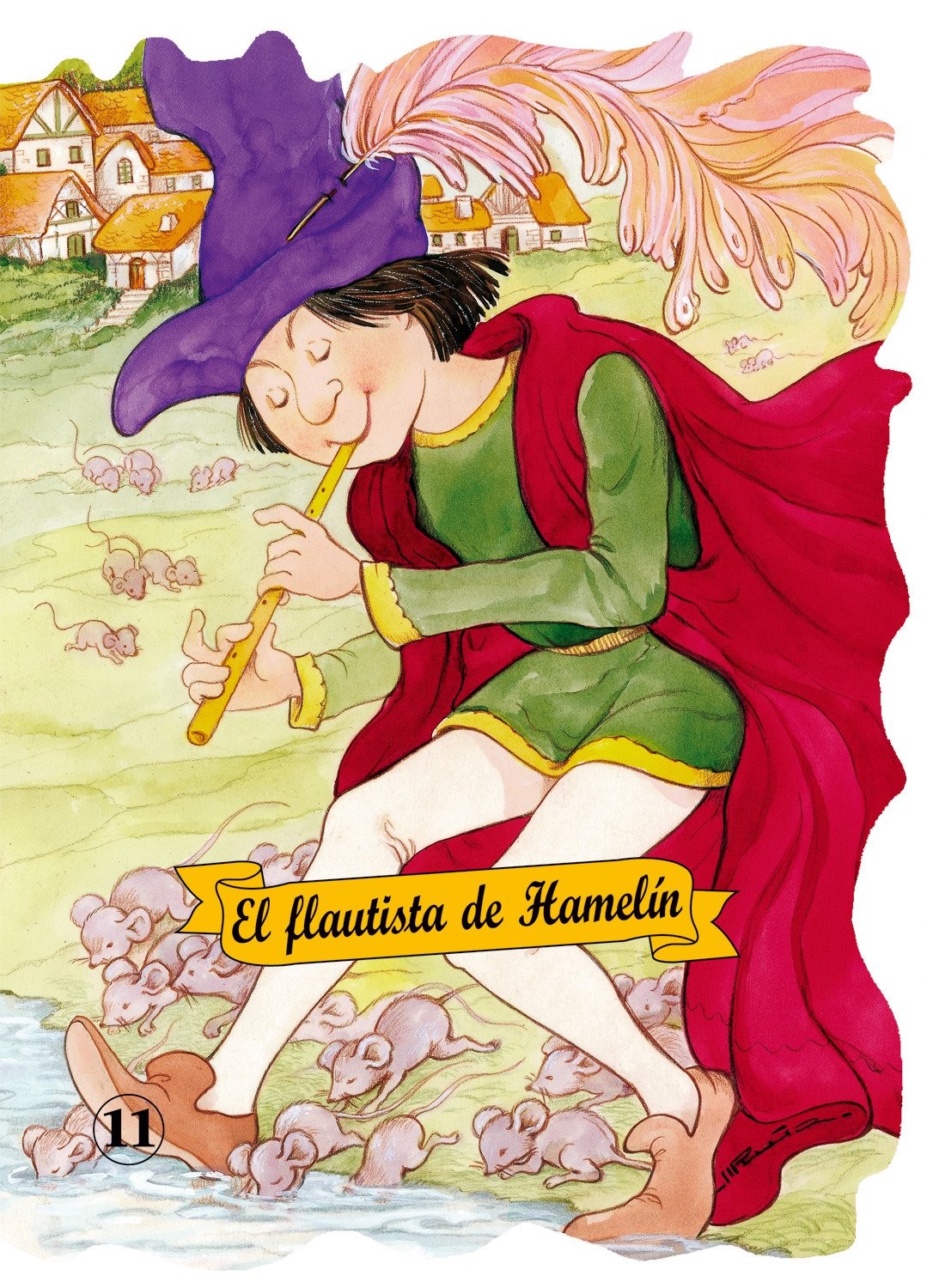 El flautista de Hamelin (Troquelados clásicos series) (Spanish Edition)
