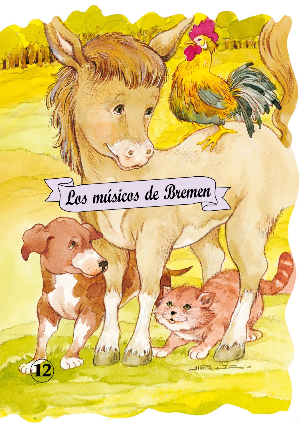 Los músicos de bremen (Troquelados clásicos series) (Spanish Edition)