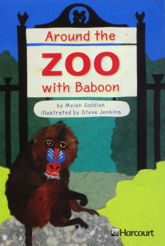 Harcourt School Publishers Trophies: On Level Individual Reader Grade 1 Around The Zoo Baboon