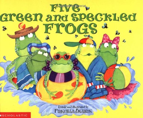 Five Green And Speckled Frogs