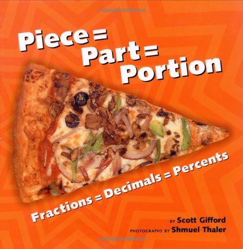 Piece = Part = Portion: Fractions = Decimals = Percents