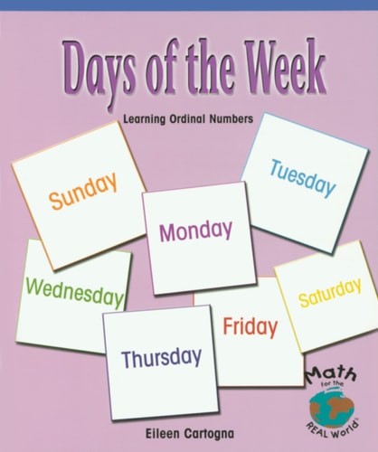 Days of the Week: Learning Ordinal Numbers