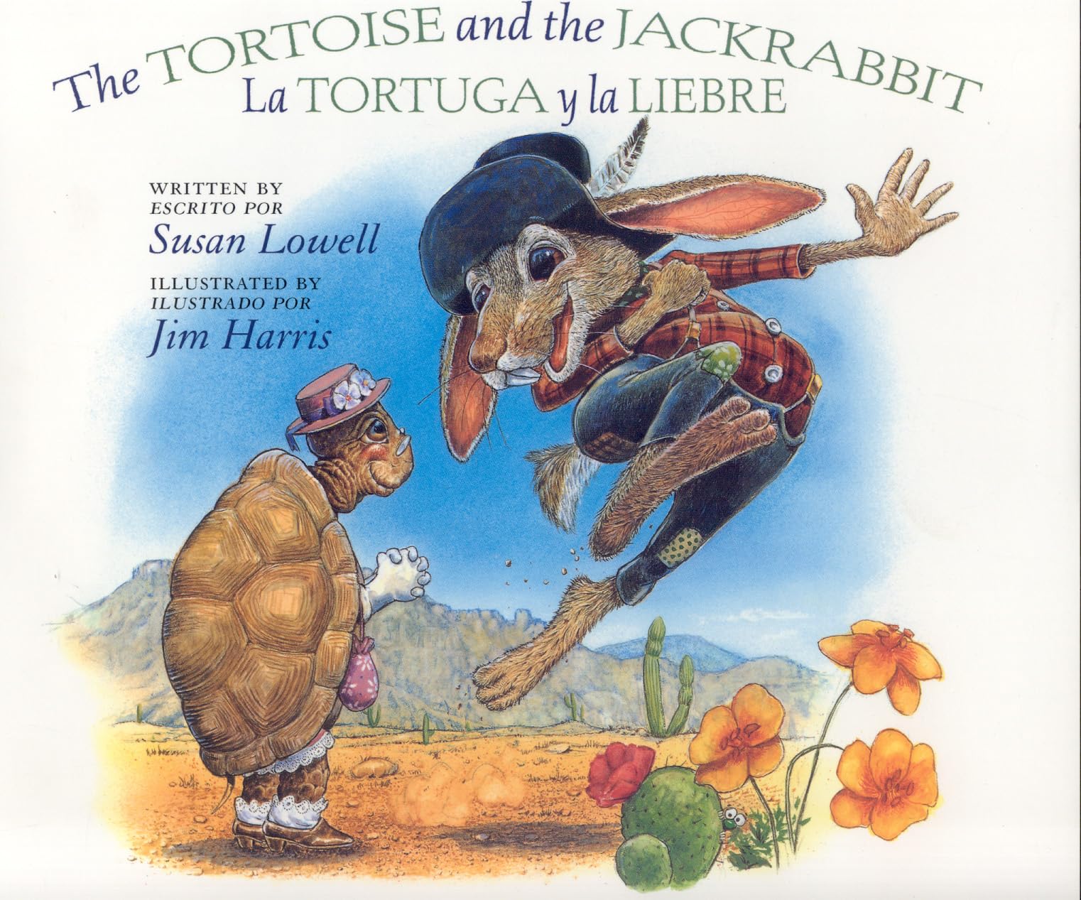 The Tortoise and the Jackrabbit / La tortuga y la Liebre (English, Multilingual and Spanish Edition)