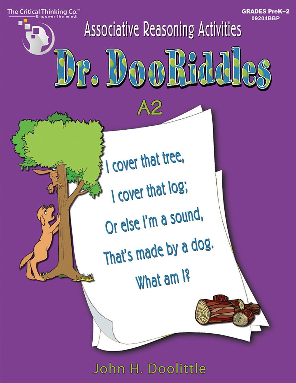 Dr. DooRiddles A2 Workbook - Associative Reasoning Activities (Grades PreK-2)