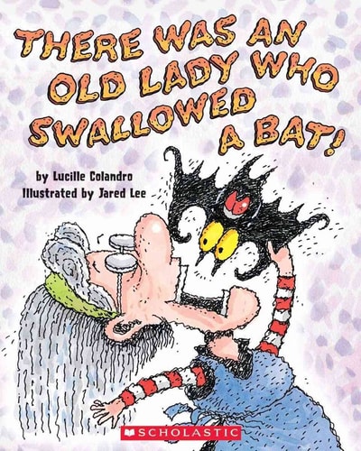 There Was An Old Lady Who Swallowed A Bat! (Turtleback School & Library Binding Edition)