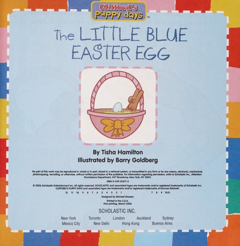 The Little Blue Easter Egg (Clifford's Puppy Days)
