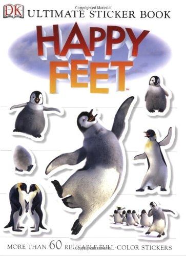 Happy Feet: More Than 60 Reusable Full-color Stickers (Ultimate Sticker Book)