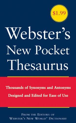 Webster's New Pocket Thesaurus