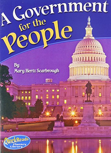 Quickreads Fluency Libraries Level A A Government for the People 2008c